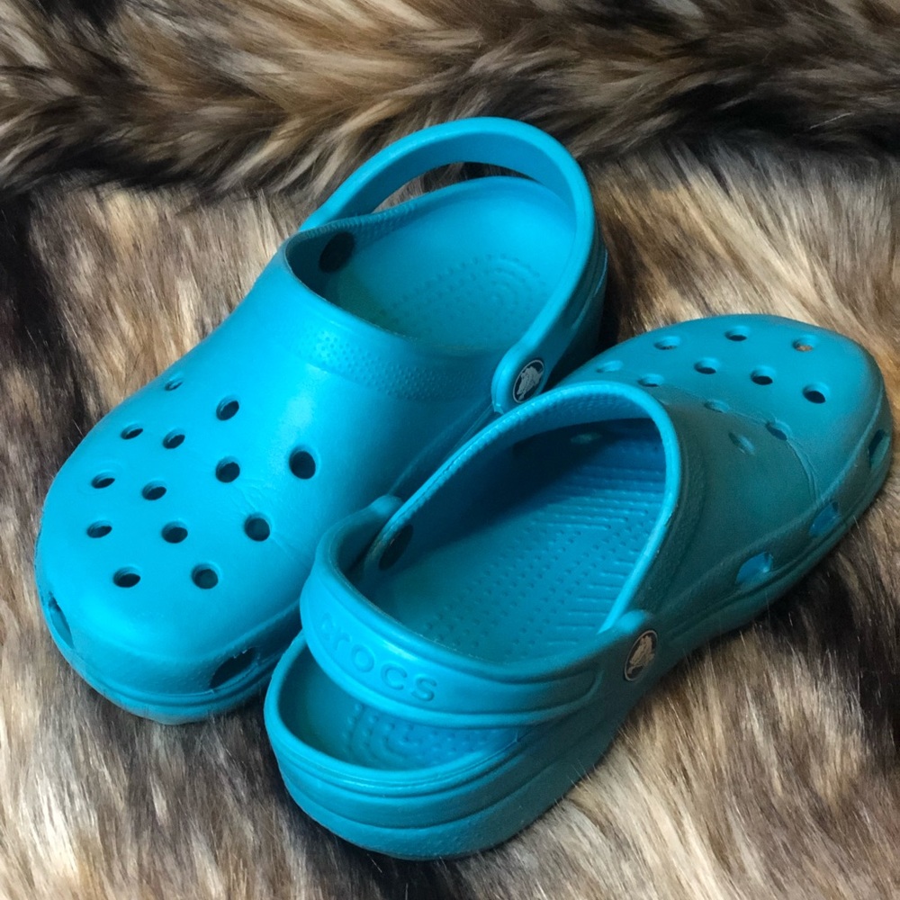 Aqua Blue Crocs (unisex)